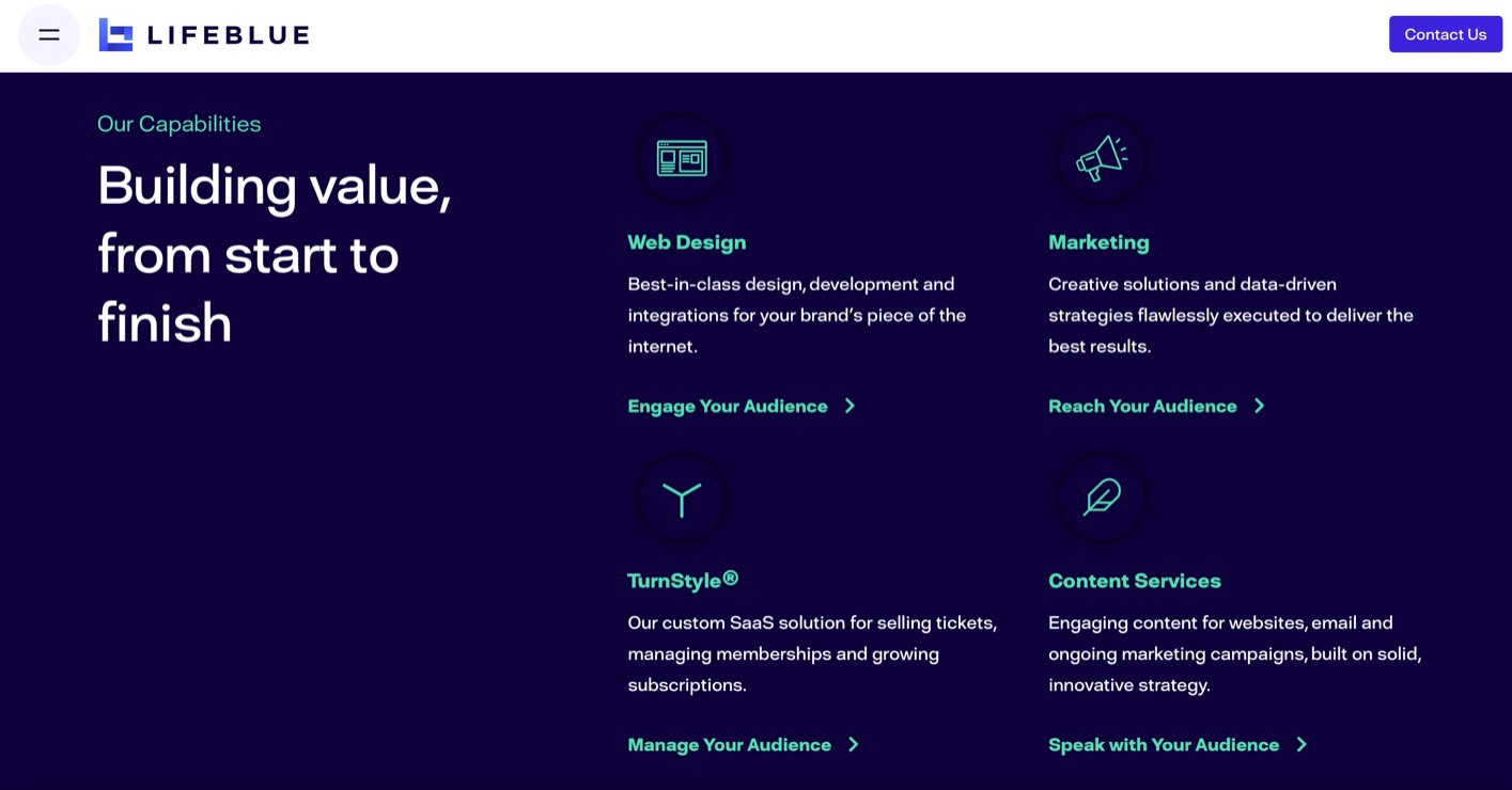 Lifeblue product / service