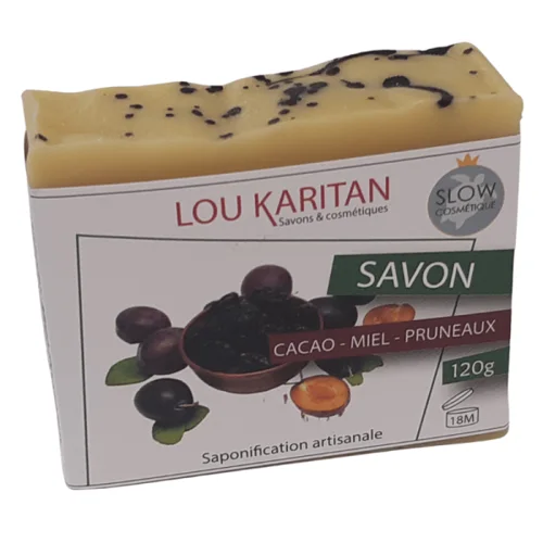 Savon Cacao Miel Pruneaux