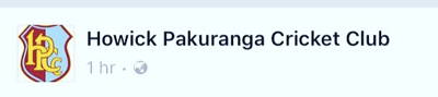 Howick pakuranga cricket club Cricket Club Logo