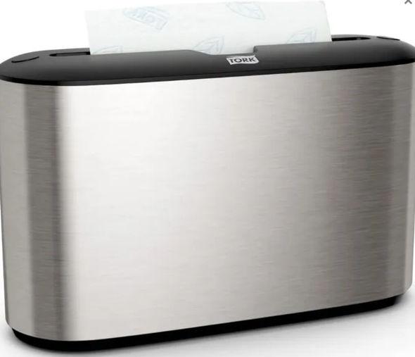 Counter Top Slimline Hand Towel Disp Stainless Steel