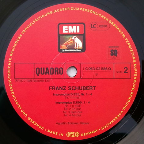 EMI HMV/Agustin Anievas/Schubert - Impromptus D. 899 & ...
