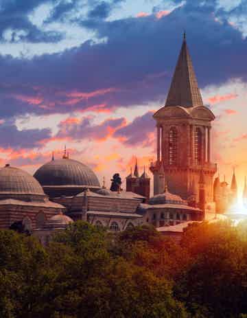 Stunning sunset views over the Bosphorus