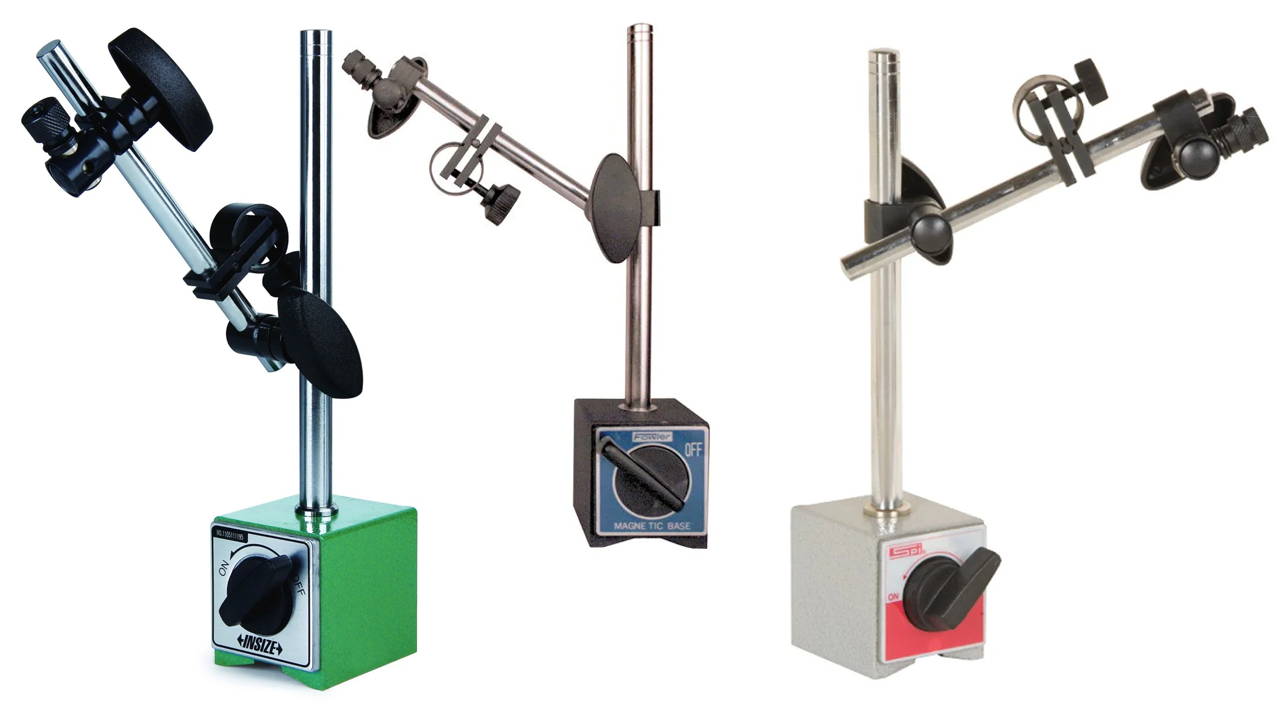 Magnetic Base Indicator Stands at GreatGages.com
