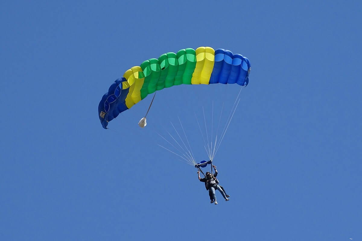 Ausgefallenes Geschenk Tandemflug zum runden Geburtstag