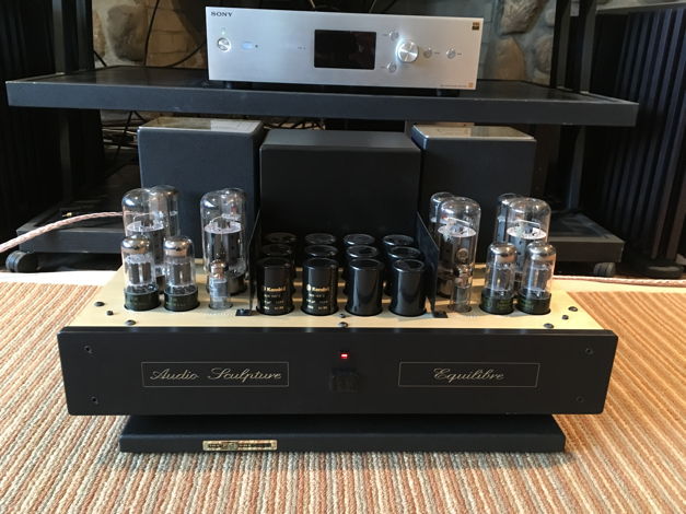 Audio Sculpture Equilibre Tube Amplifier, Rare, Made in...