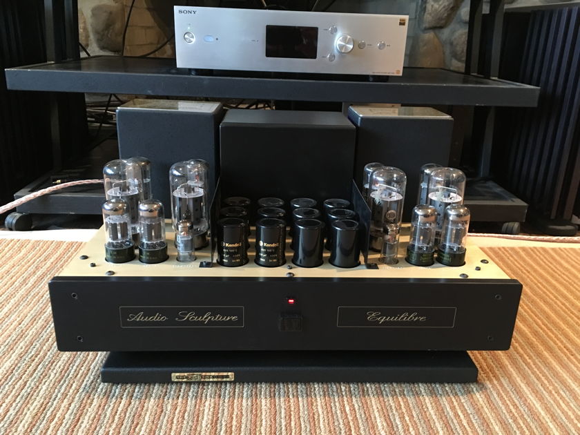Audio Sculpture Equilibre Tube Amplifier, Rare, Made in France like Jadis