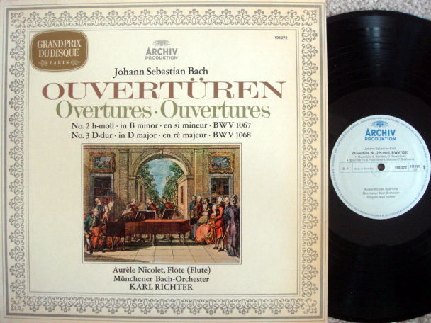 Archiv / RICHTER, - Bach Overtures No.2 & 3,  MINT!