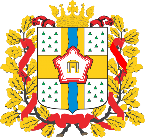 Векторный герб Омской области в форматах cdr, eps и svg