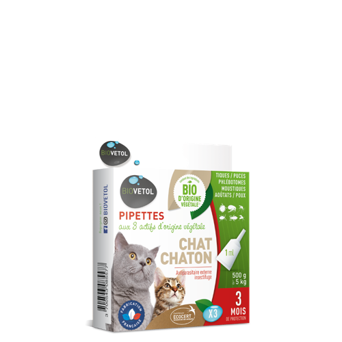 Pipettes Insectifuges - Chat & Chaton