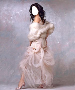 PSD Фотошоп исходник для монтажа - роковая дама