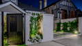 Landscape lighting project in Mosman, NSW featuring copper spike lights by Havit Lighting.