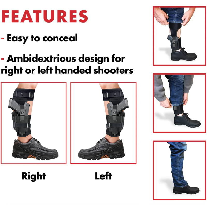 left hand shoulder holster, shoulder gun holster, belly holster, right hand shoulder holster