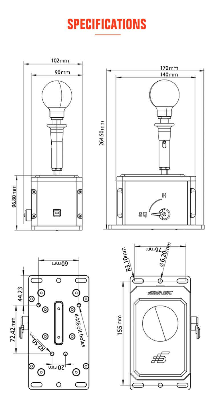 SIMAGIC DS-8X SHIFTER