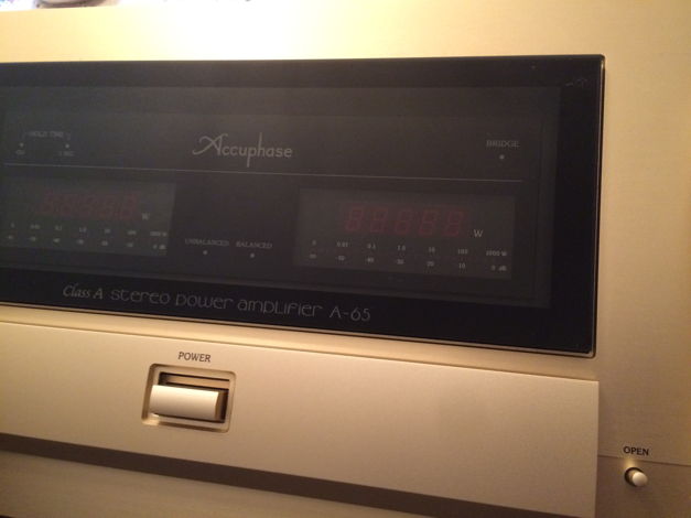 Accuphase A-65+ (230 Volt) Class A free shipping Worldw...