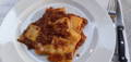 Ravioli ripieni con ragu del ristorante lo scricciolo sul blog Pelle d’Oca