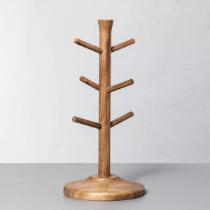 Wooden Mug Tree Brown
