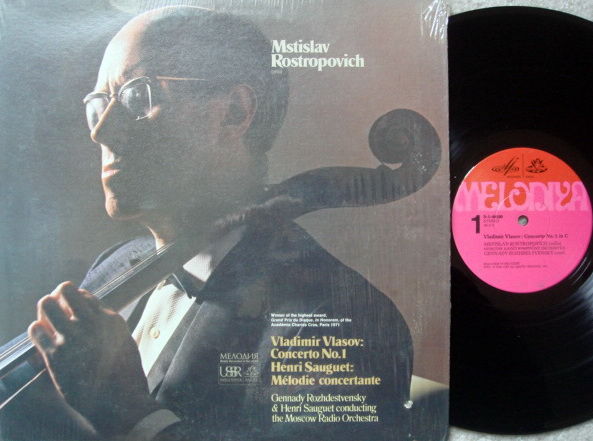 EMI Angel Melodiya / ROSTROPOVICH, - Vlasov Cello Conce...