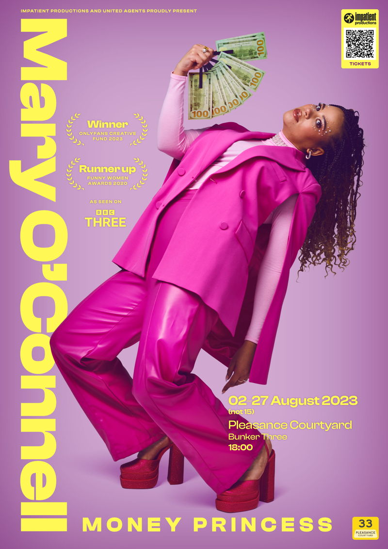 Mary O'Connell: Money Princess - Comedy Poster Awards 2023