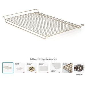 OXO Good Grips Non-Stick Pro Cooling Rack and Baking Rack,Metal