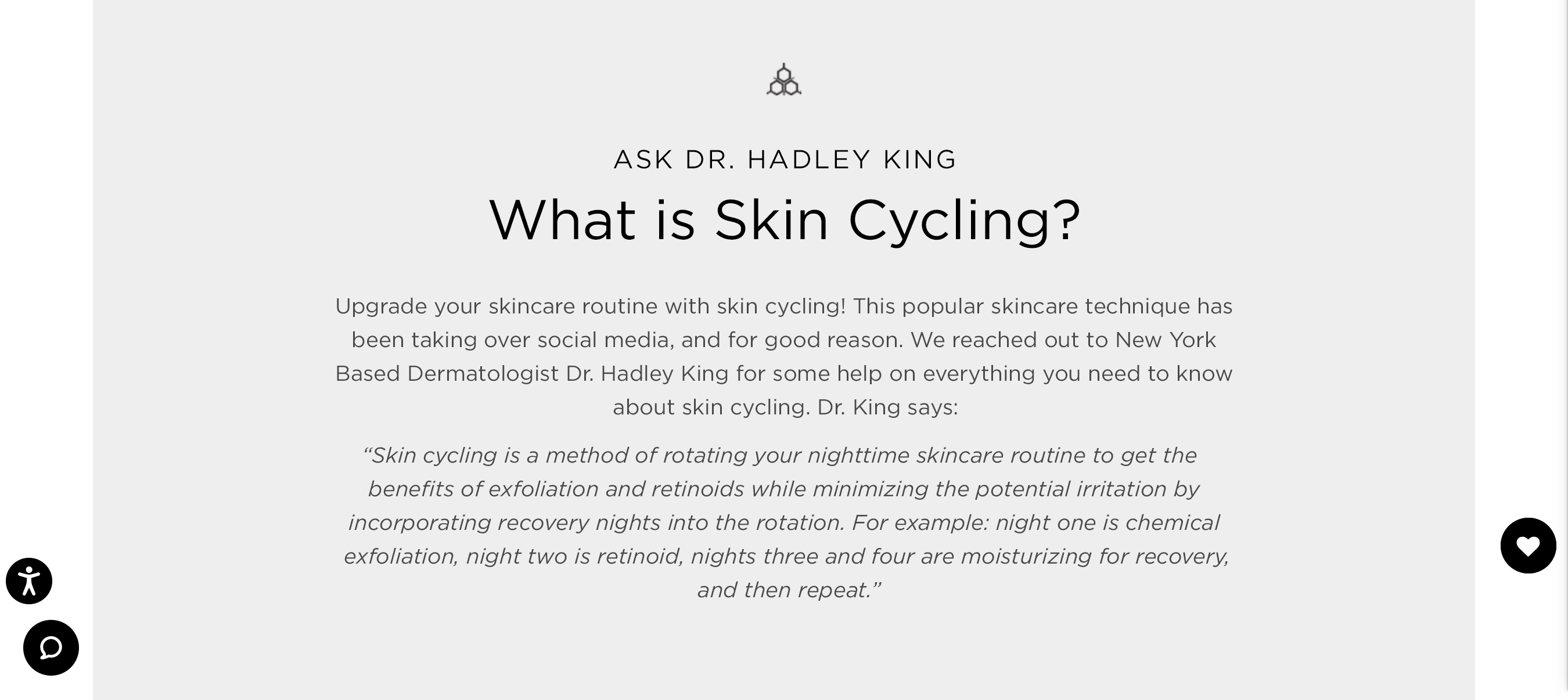 Skin Cycling