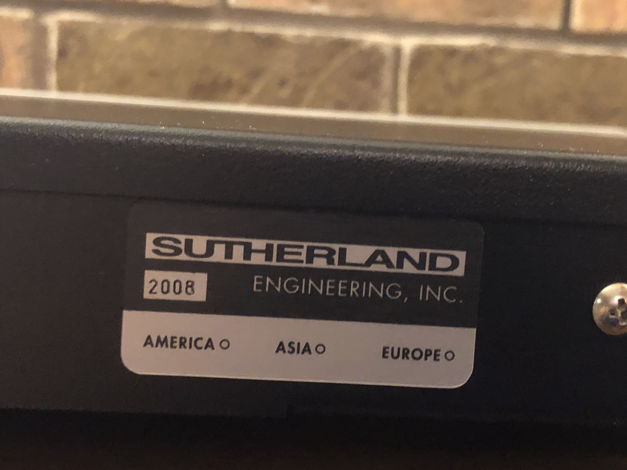 Sutherland Engineering Insight Phono Pre Super Clean Ph...