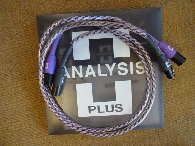Analysis Plus Inc. Solo Crystal Oval XLR 1m pair