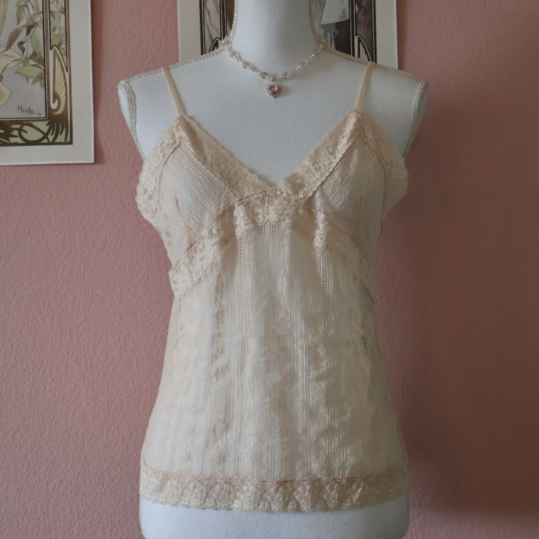 Nude Lace Cami (Secondhand - S/M)