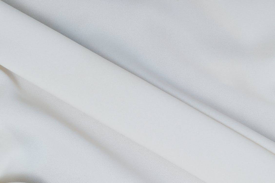 White percale fabric