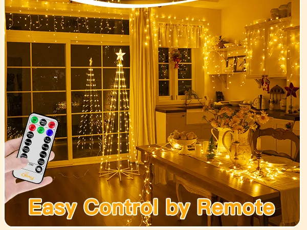 Features of Ollny's 720 leds cool white icicle lights