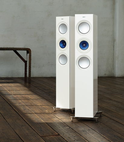 KEF Reference 3 Blue ice white as NEW