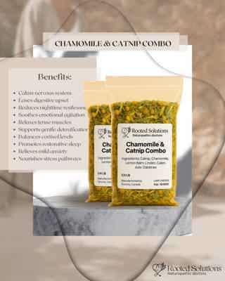 Chamomile & Catnip Combo – Natural Herbal Tea for Sleep, Stress, and Digestion Relief image 3
