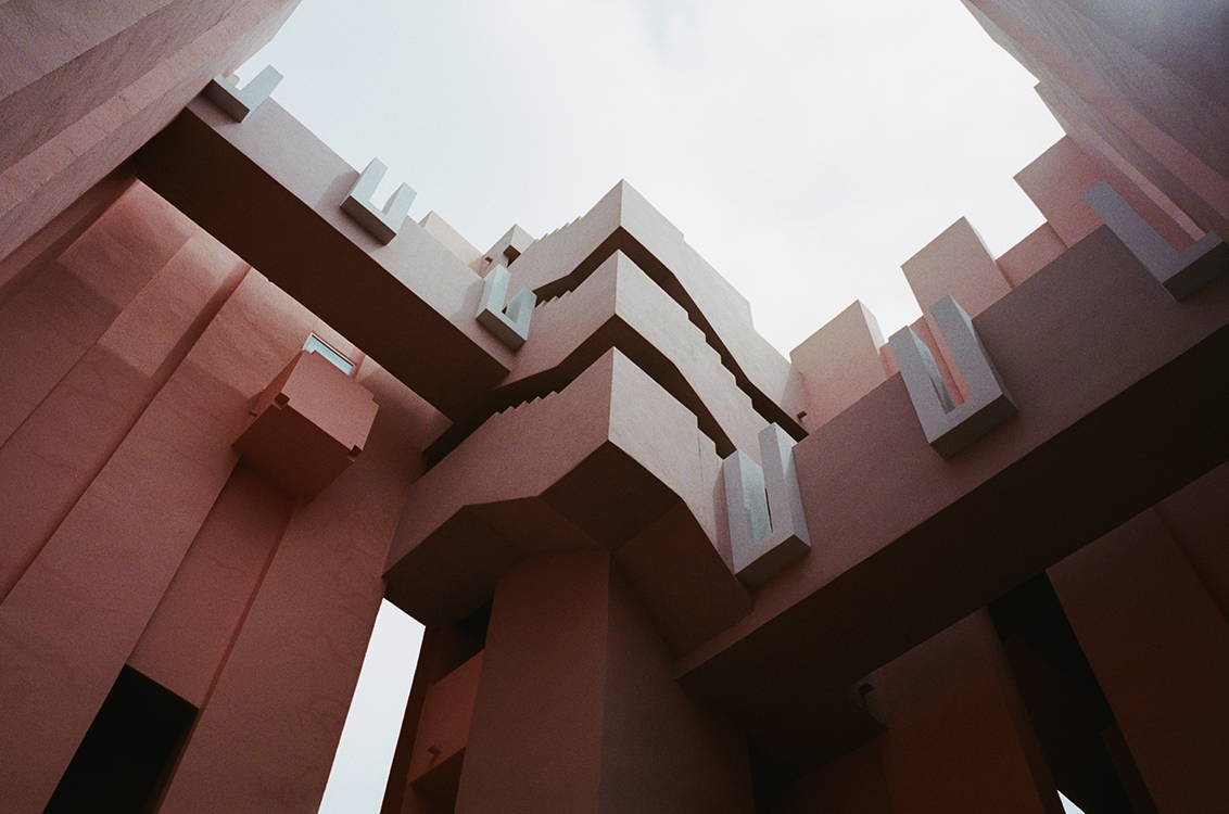 La Muralla Roja by Ricardo Bofill | Photographed by Hannah Davis for Wolf & Moon Jewellery