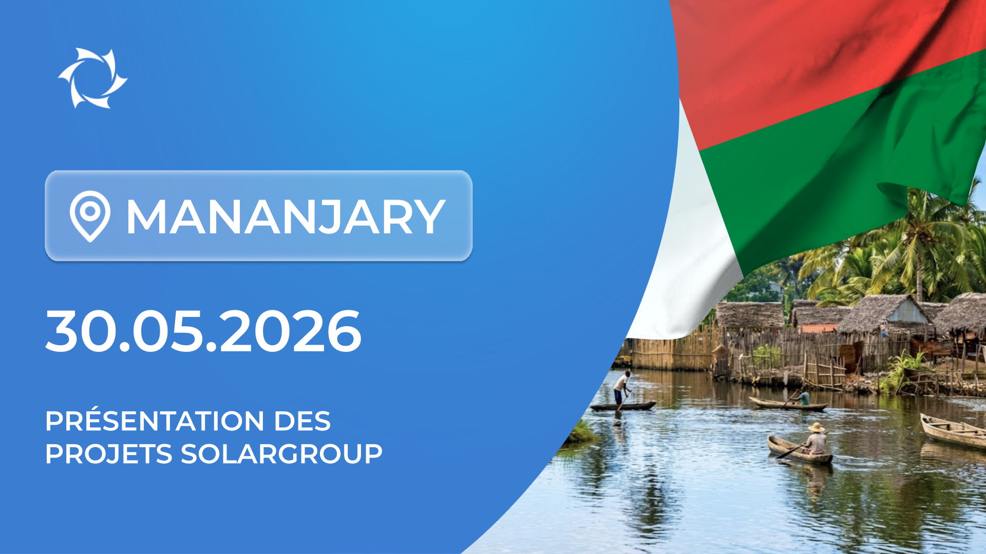 Présentation des projets SOLARGROUP à MANANJARY à Madagascar