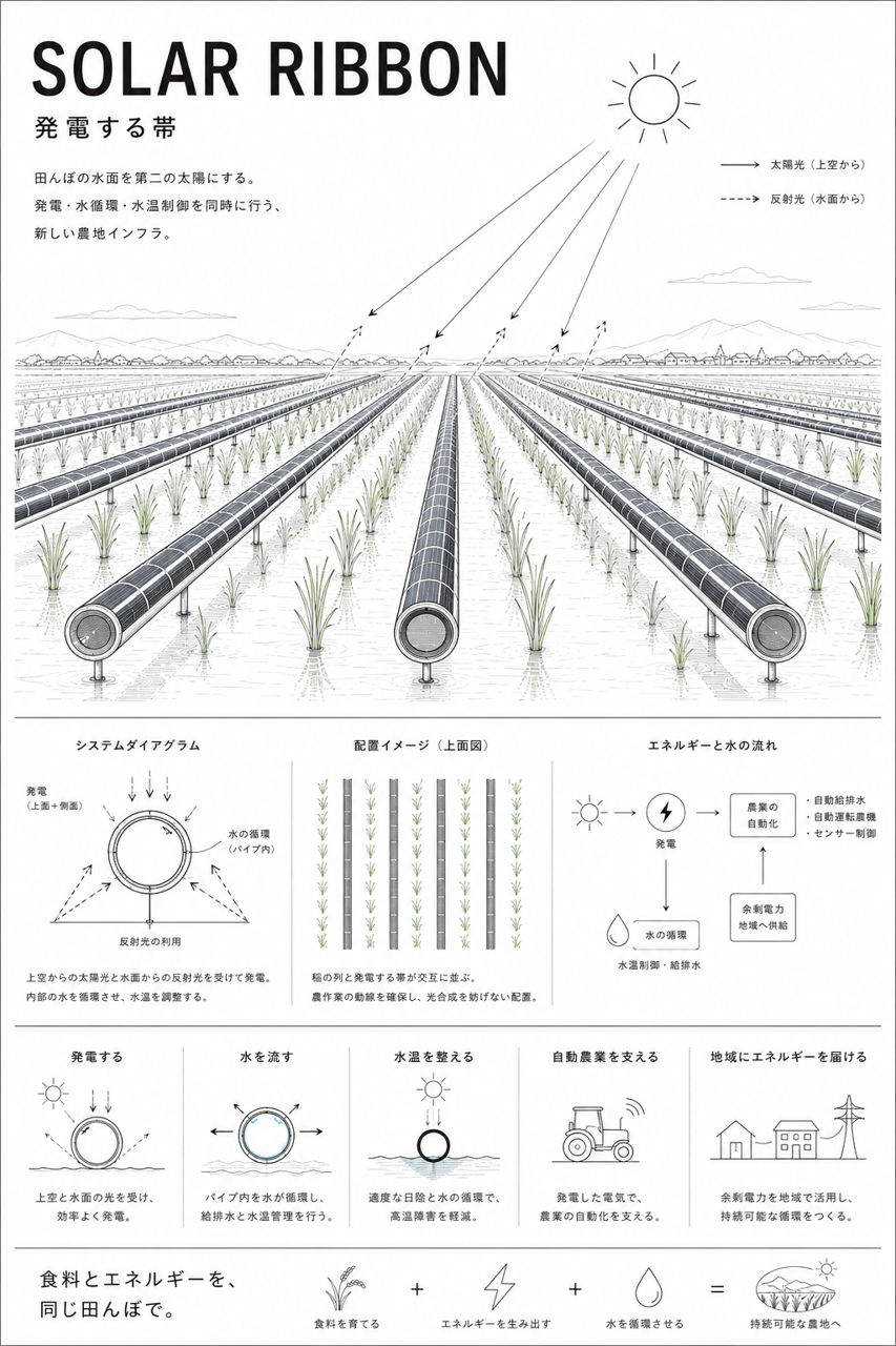 SOLAR RIBBON 発電する帯 | アキラ荻窪 | AWRD