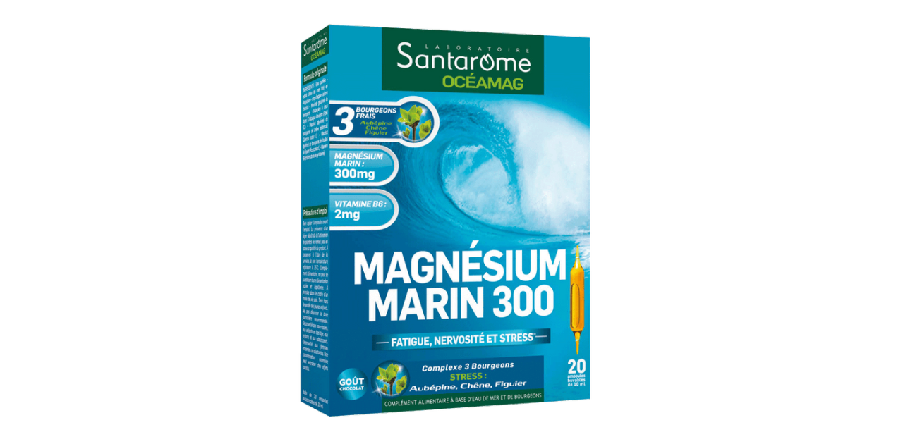 Magnésium Marin 300 par Santarome Bio