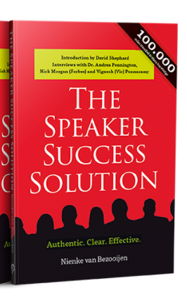 Book cover The Speaker Success Solution