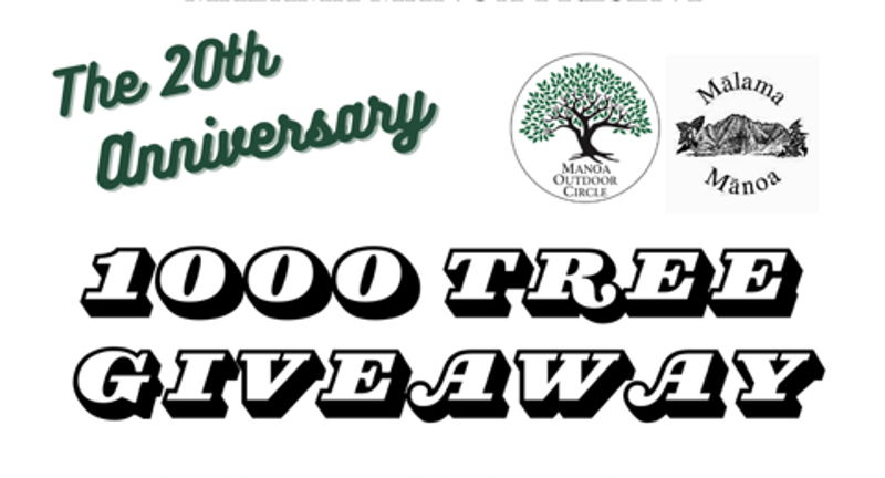 20th Anniversary 1000 Tree Giveaway | Apr 21 | Hawaii Magazine