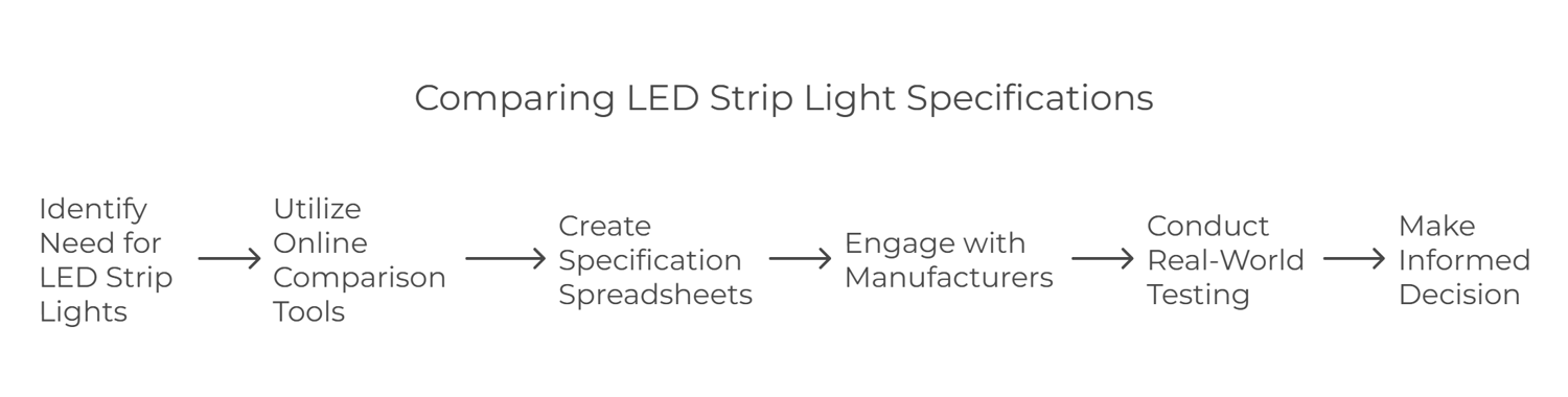 Comparing LED Strip Light Specifications