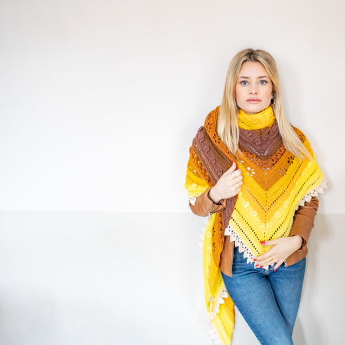 Golden Harvest Shawl