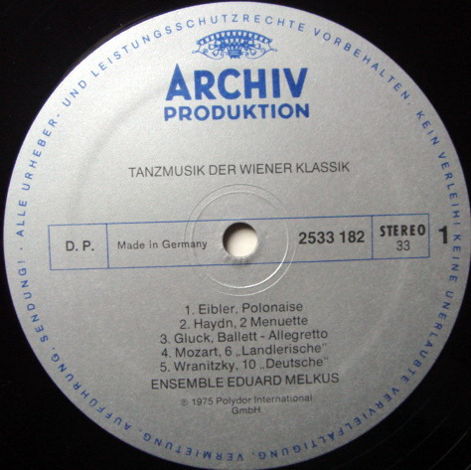 Archiv / MELKUS ENSEMBLE, - Viennese Dance Music from t...