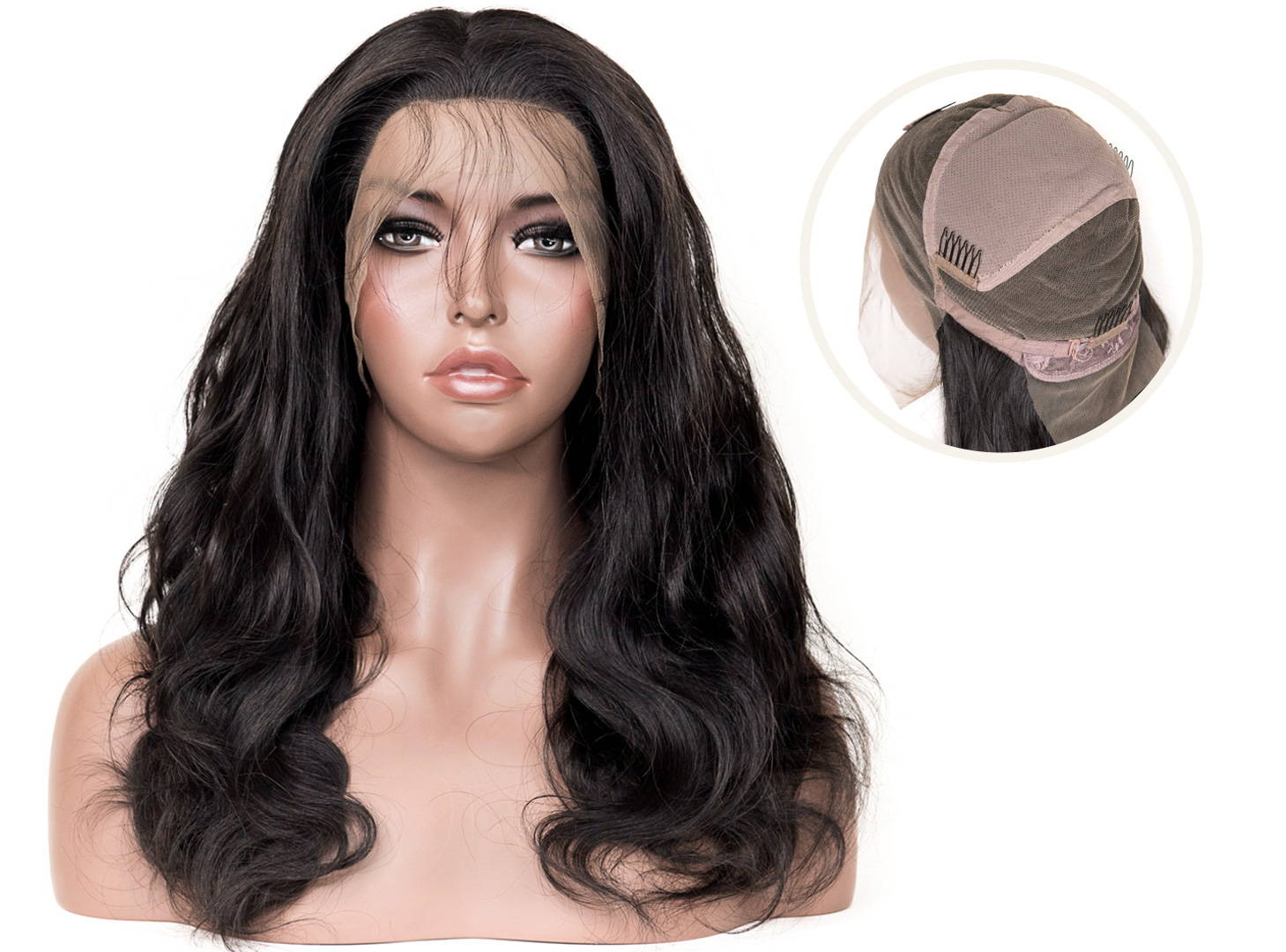 Avera Hair - Wavy Full Lace Body Wave Wig