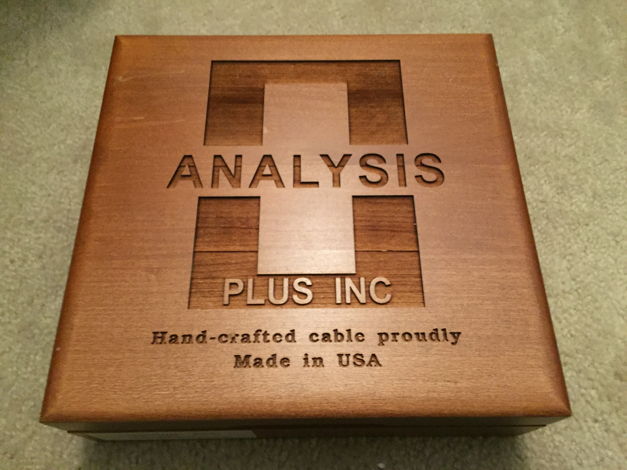 Analysis Plus Inc. Golden Oval 2m XLR Mint customer tra...