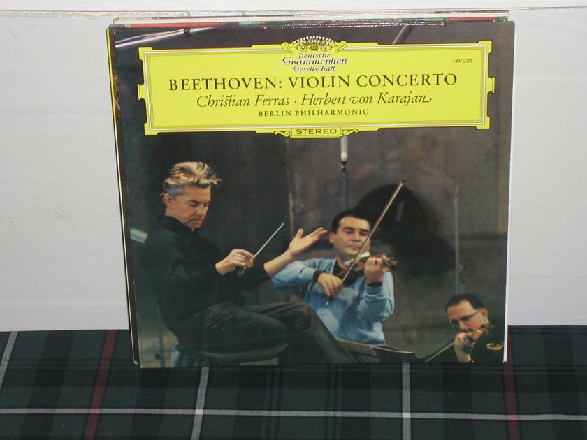 Von Karajan/BPO - Beethoven Violin Ct   LP DG german import  press
