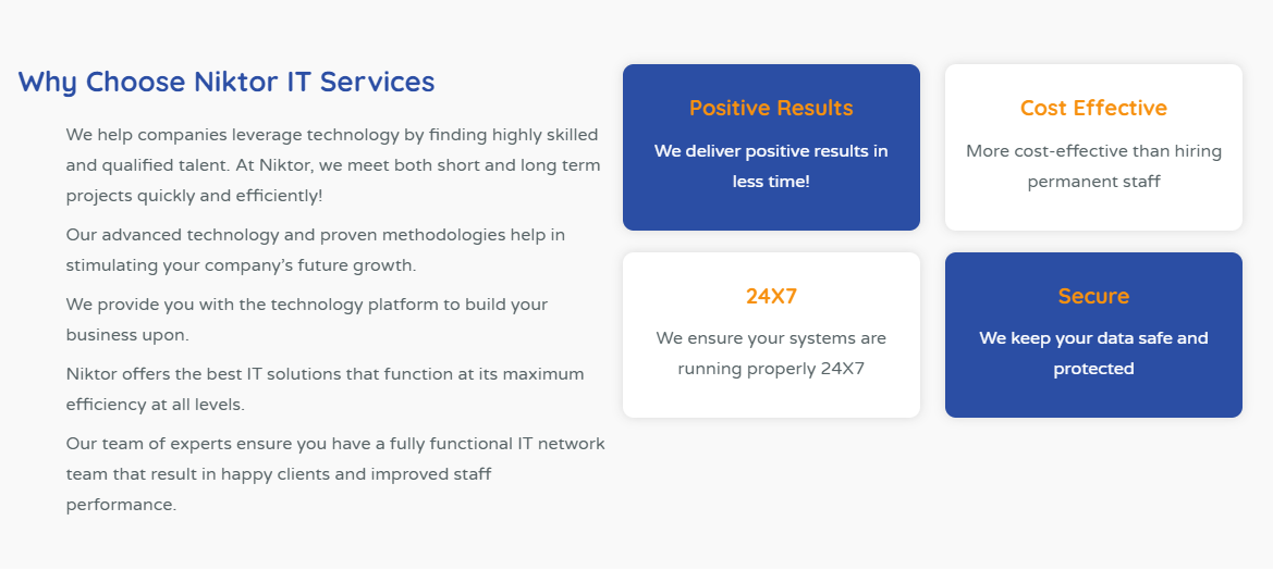 Niktor product / service