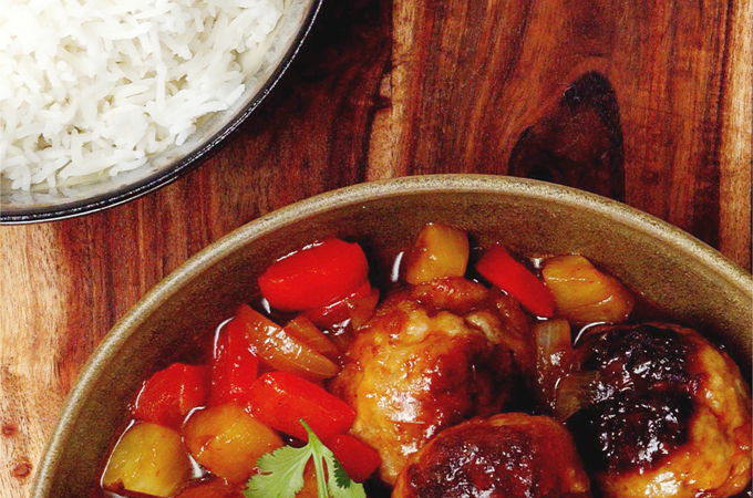 Sweet and Sour Chicken Meatballs