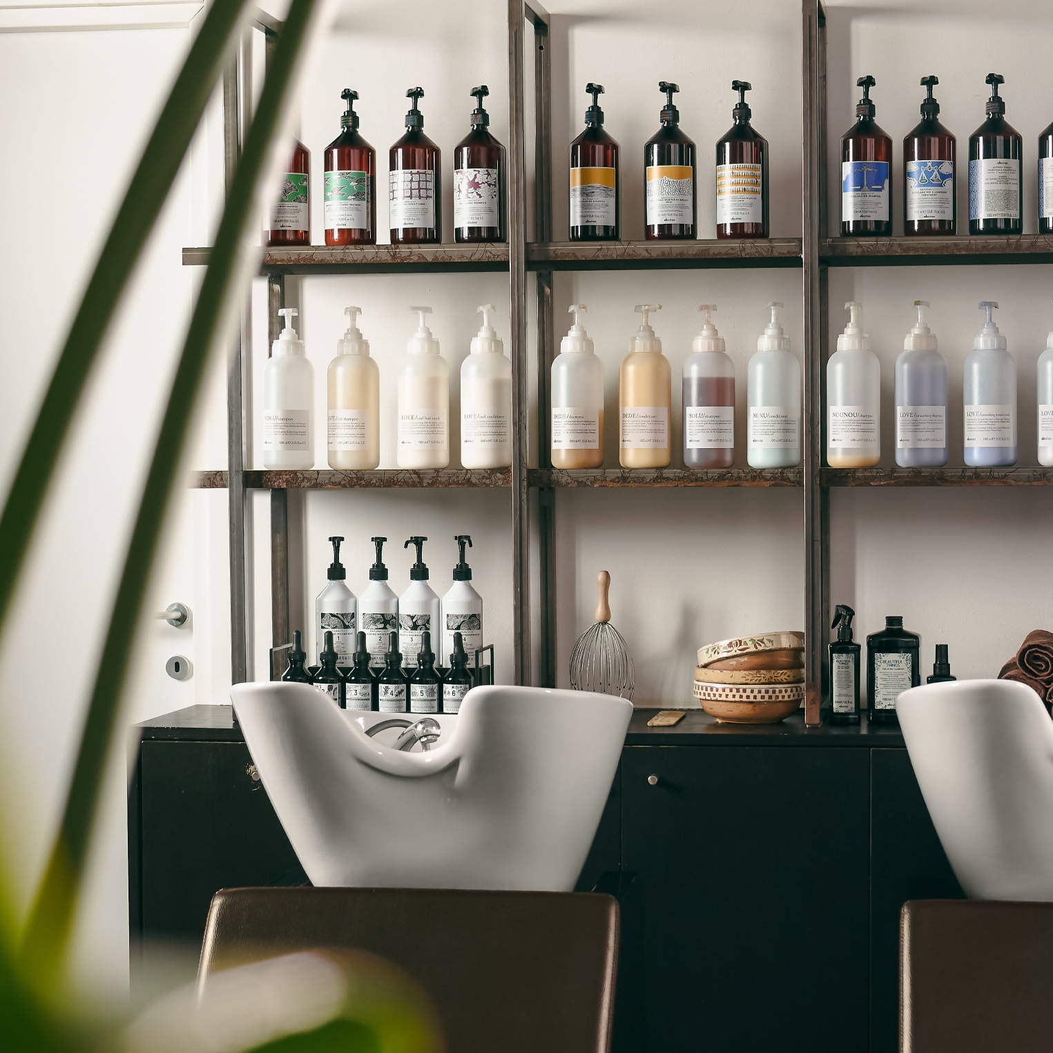 Inside a luxurious Davines salon