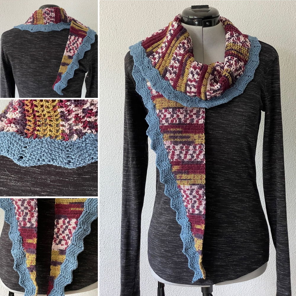 Knit and Crochet Scarf Janneke