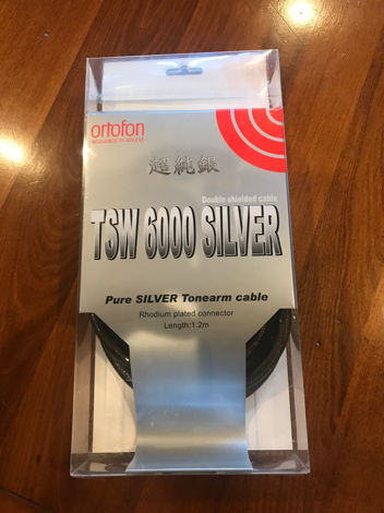 Ortofon TSW-6000 Silver 1.2M Double Shielded Phono Cable