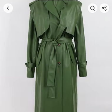 Trench similicuir taille L/M neuf