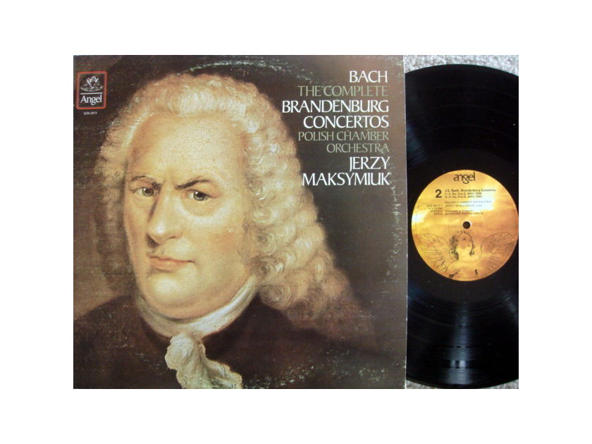 EMI Angel / MAKSYMIUK, - Bach Brandenburg Concertos, MINT-VG+, 2 LP Set!